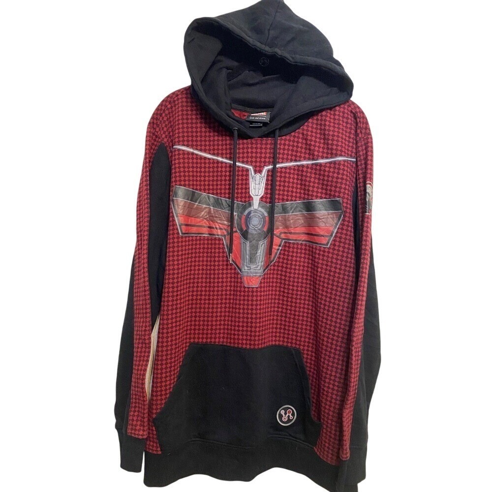 Marvel Our Universe Ant-Man and the Wasp‎ Quantumania Hoodie Red Black Mens XL